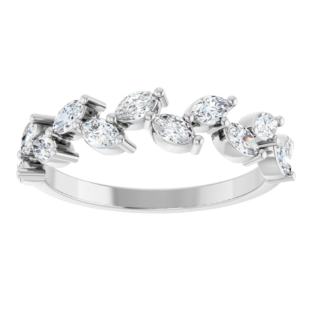 14K Marquise Diamond Anniversary Band
