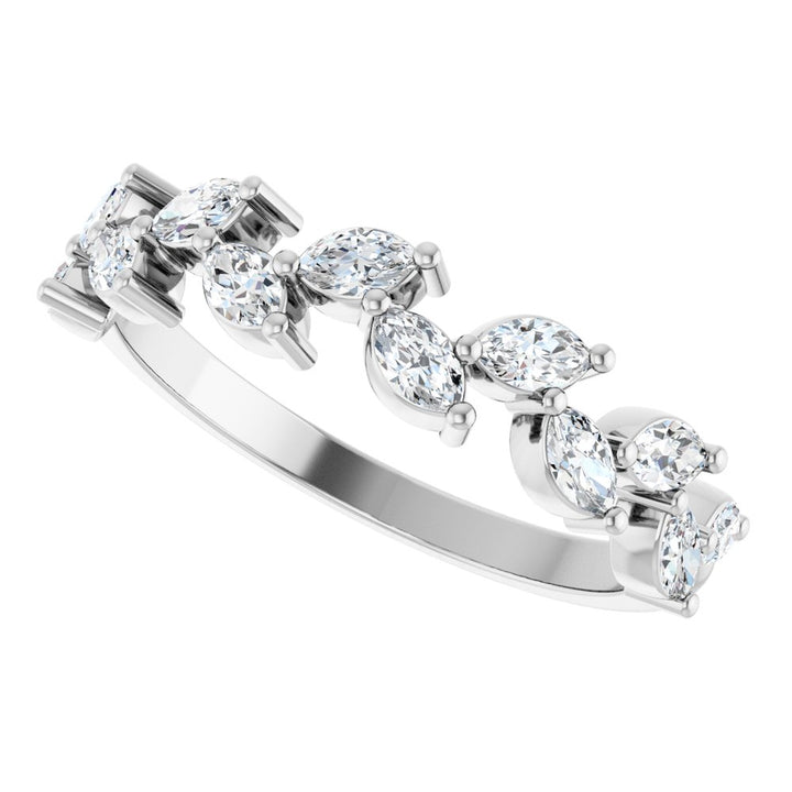 14K Marquise Diamond Anniversary Band