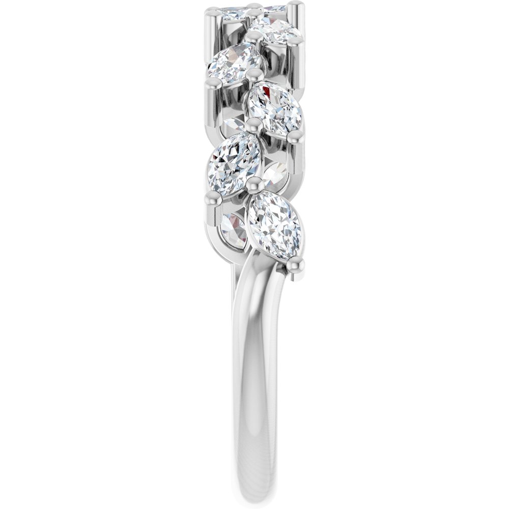 14K Marquise Diamond Anniversary Band