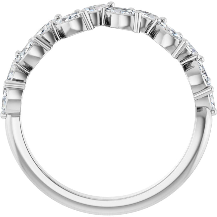 14K Marquise Diamond Anniversary Band