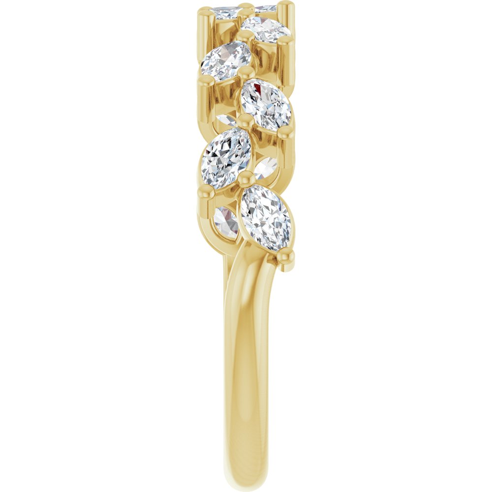 14K Marquise Diamond Anniversary Band