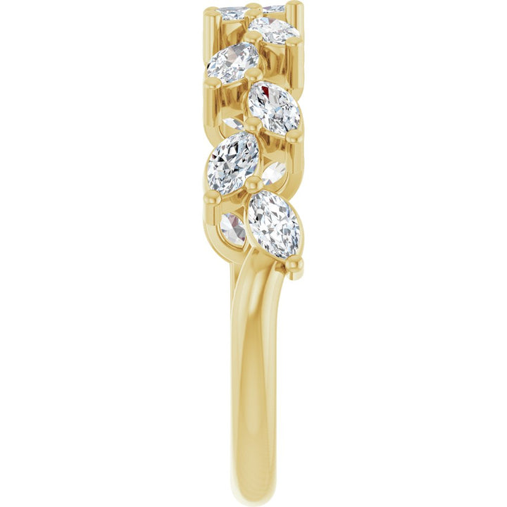 14K Marquise Diamond Anniversary Band