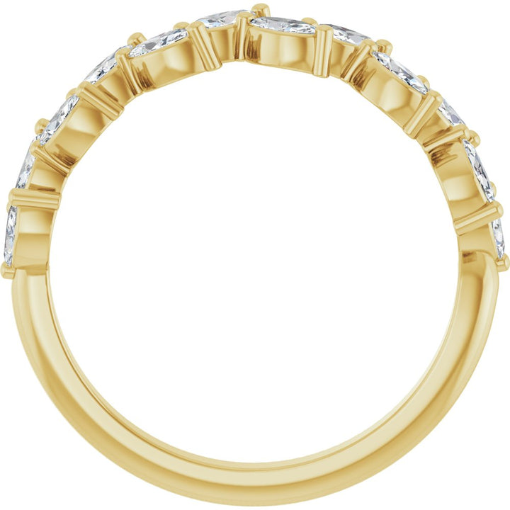 14K Marquise Diamond Anniversary Band