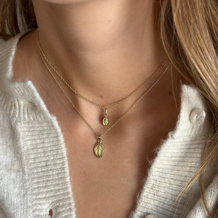 14K Oval Miraculous Medal