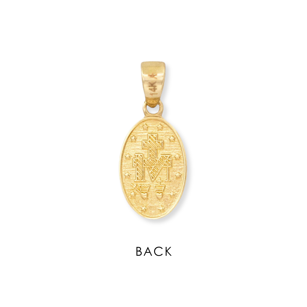14K Oval Miraculous Medal