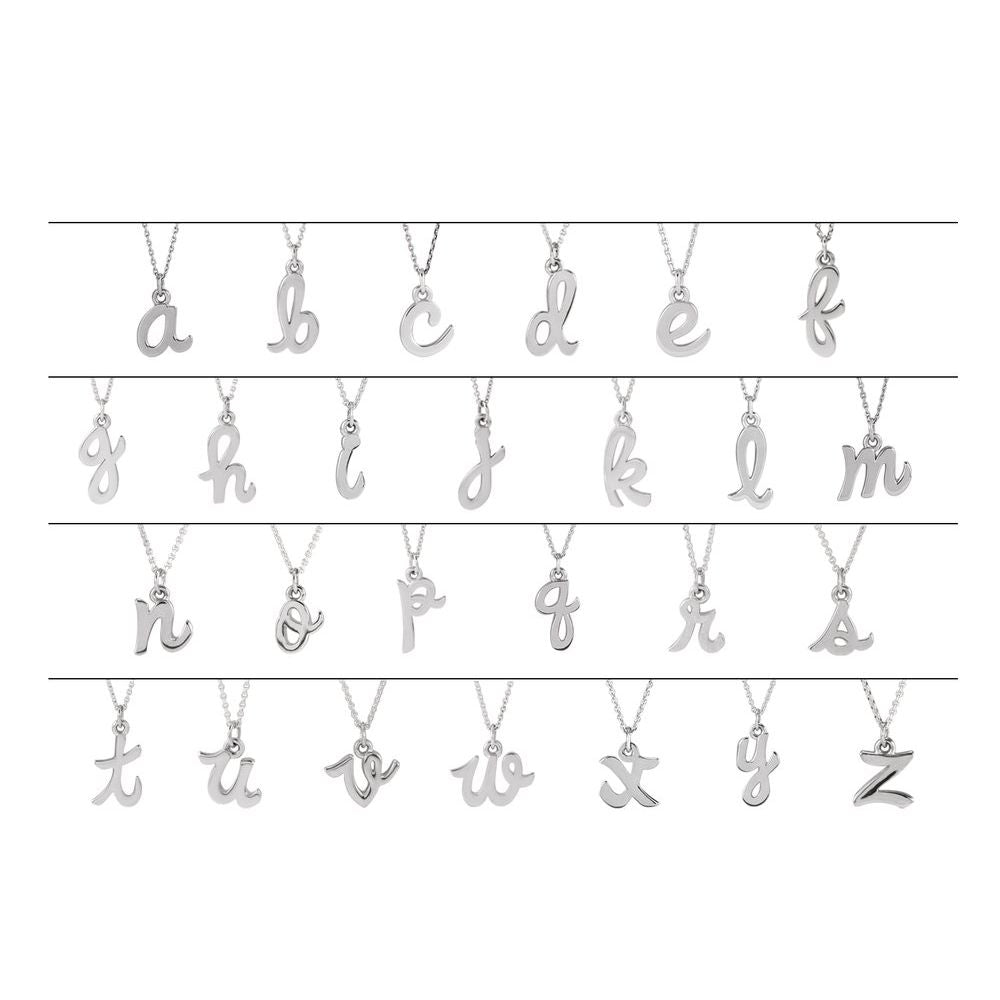 14K Petite Initial Charm