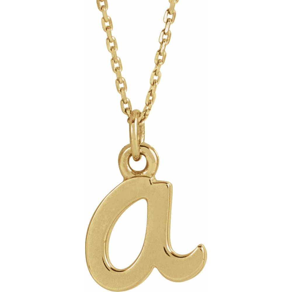 14K Petite Initial Charm