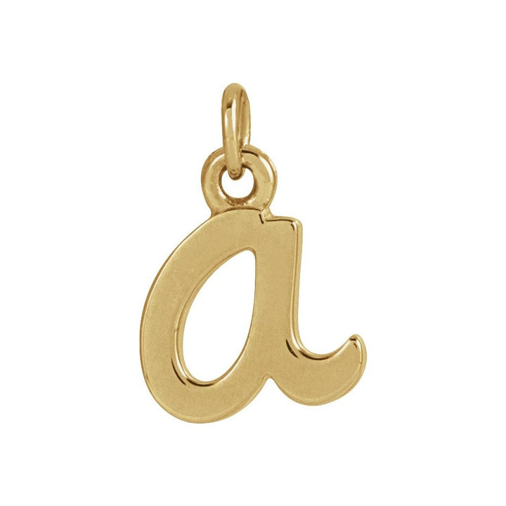 14K Petite Initial Charm