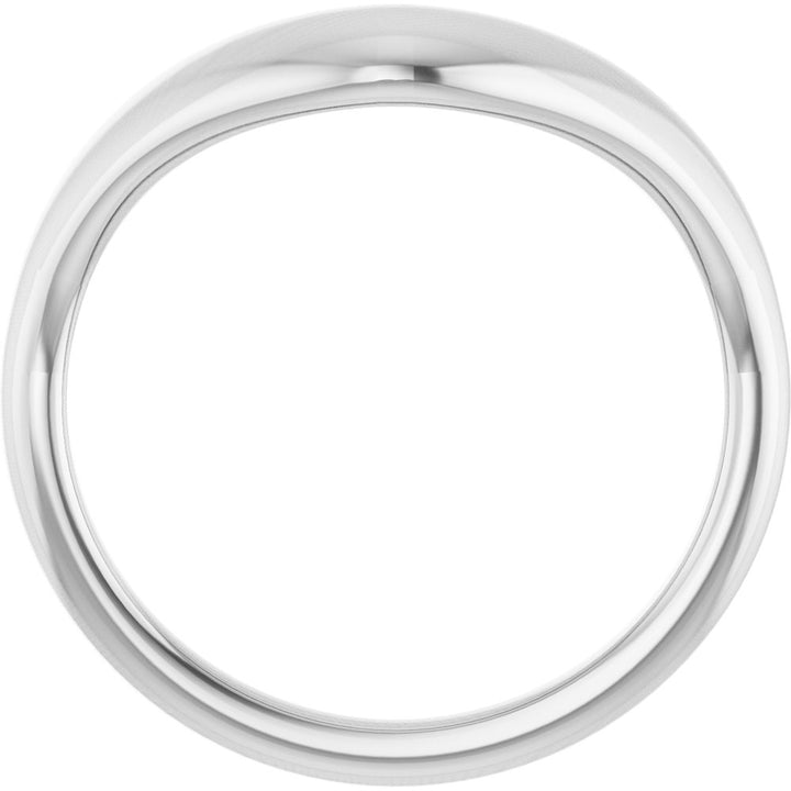 14K Polished Contour Band