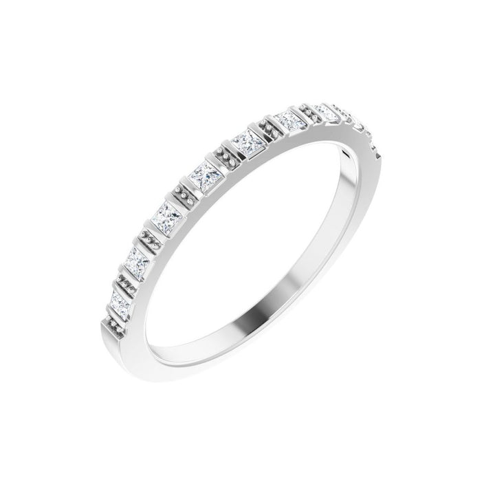 14K Princess-Cut Diamond Anniversary Band