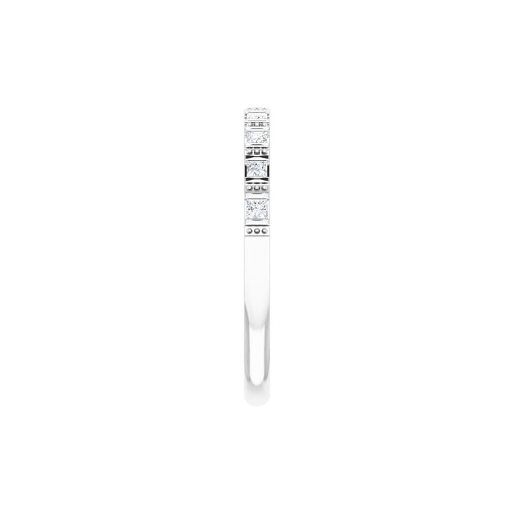 14K Princess-Cut Diamond Anniversary Band