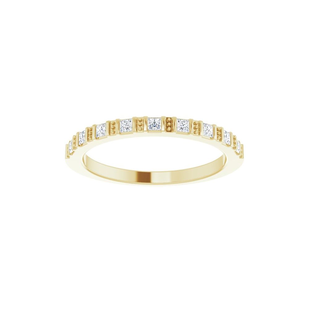 14K Princess-Cut Diamond Anniversary Band