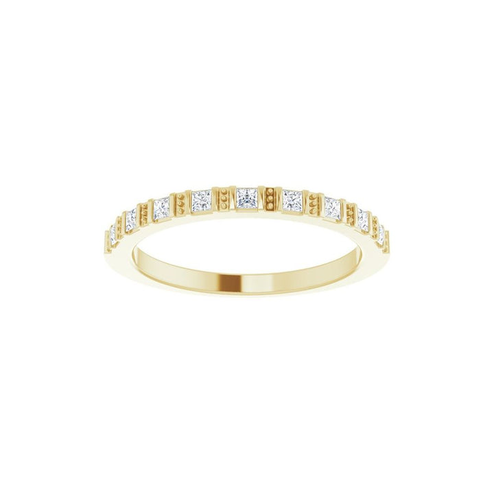 14K Princess-Cut Diamond Anniversary Band