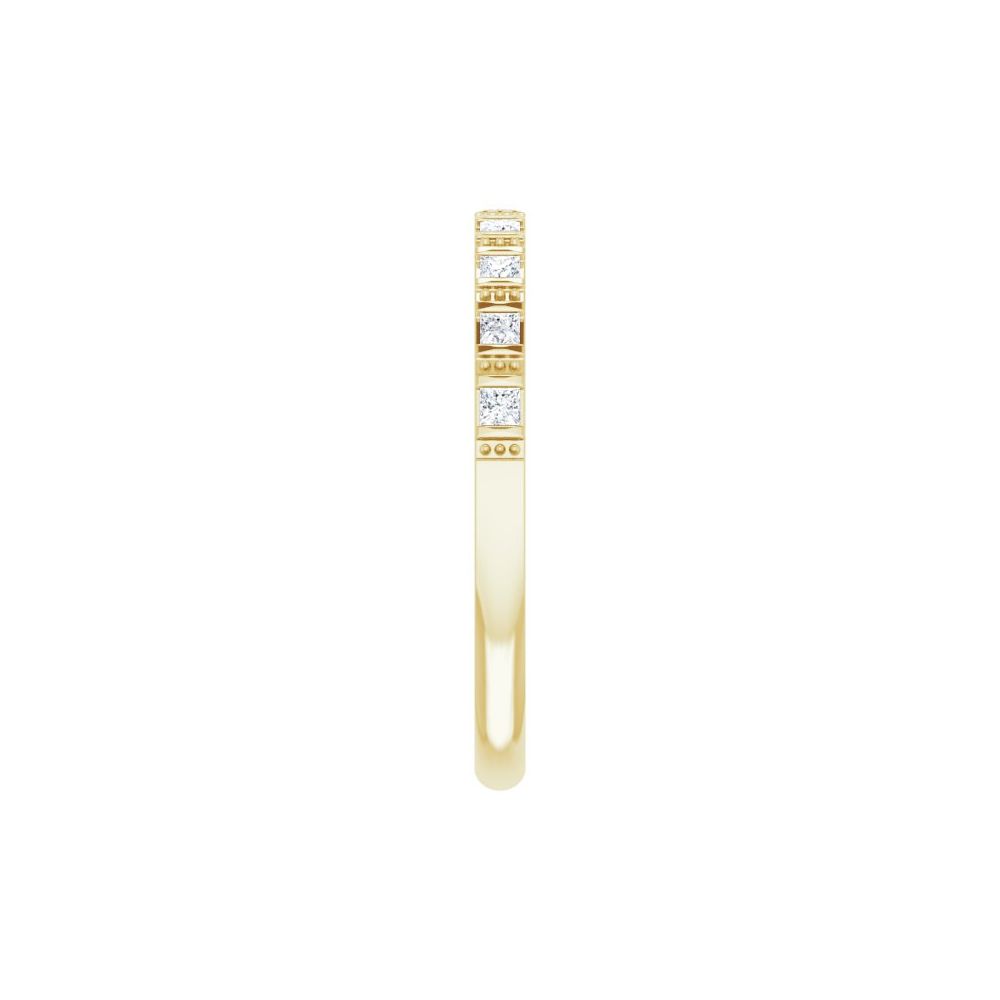 14K Princess-Cut Diamond Anniversary Band
