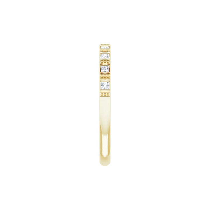 14K Princess-Cut Diamond Anniversary Band