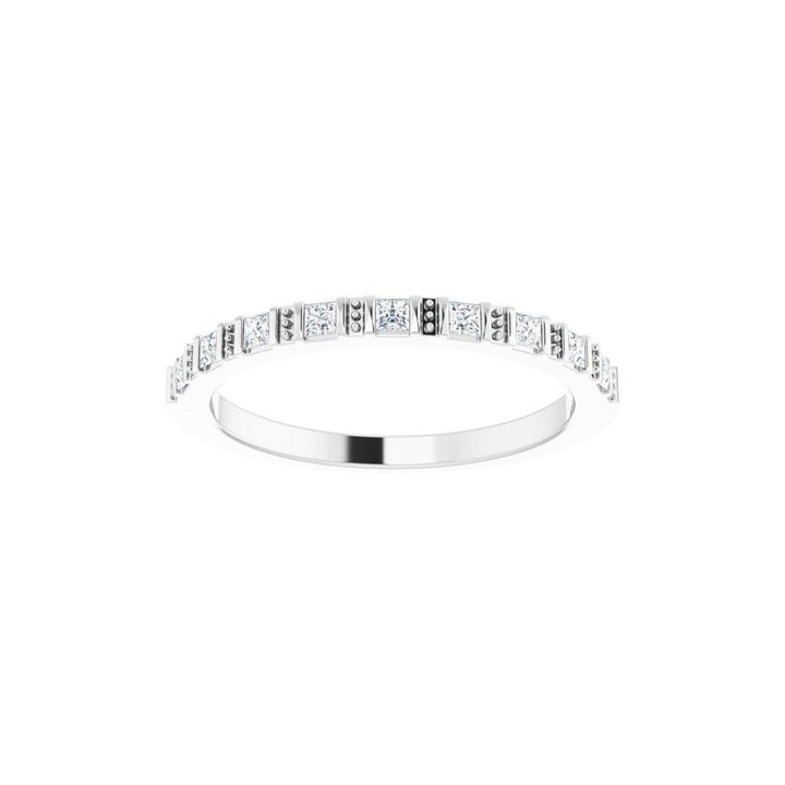 14K Princess-Cut Diamond Anniversary Band