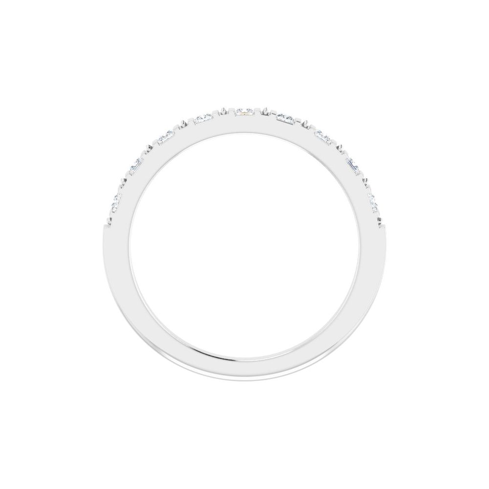 14K Princess-Cut Diamond Anniversary Band