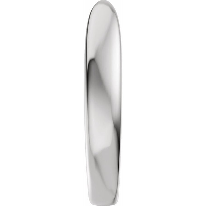 14K Reverse Tapered Open Band