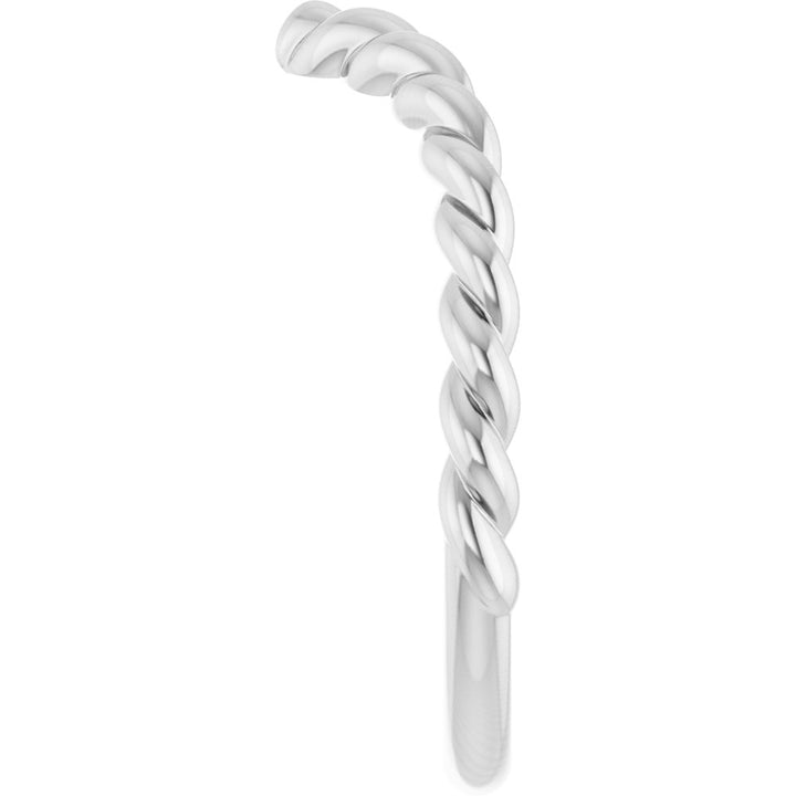 14K Rope Contour Band