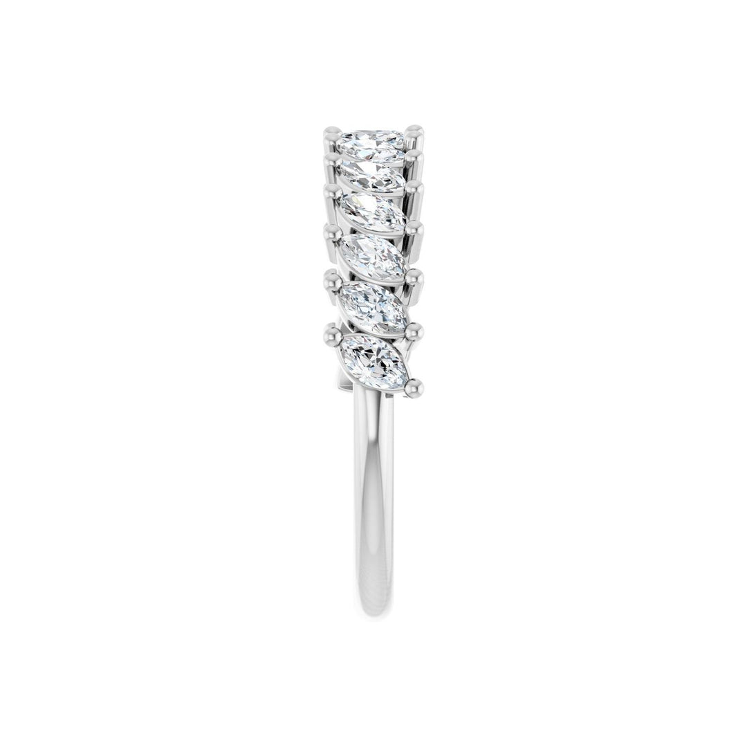 14K Slanted Marquise Diamond Anniversary Band-Embark Fine Jewelry