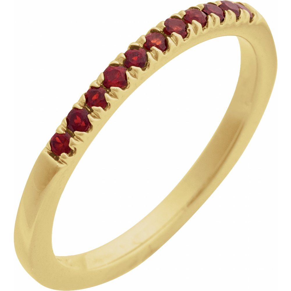 14K Stackable Birthstone Ring