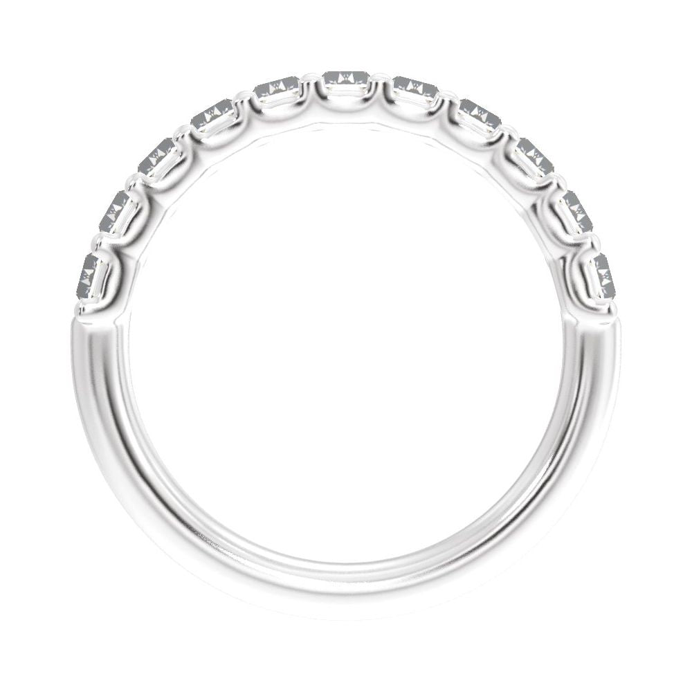 14K Straight Baguette Diamond Anniversary Band