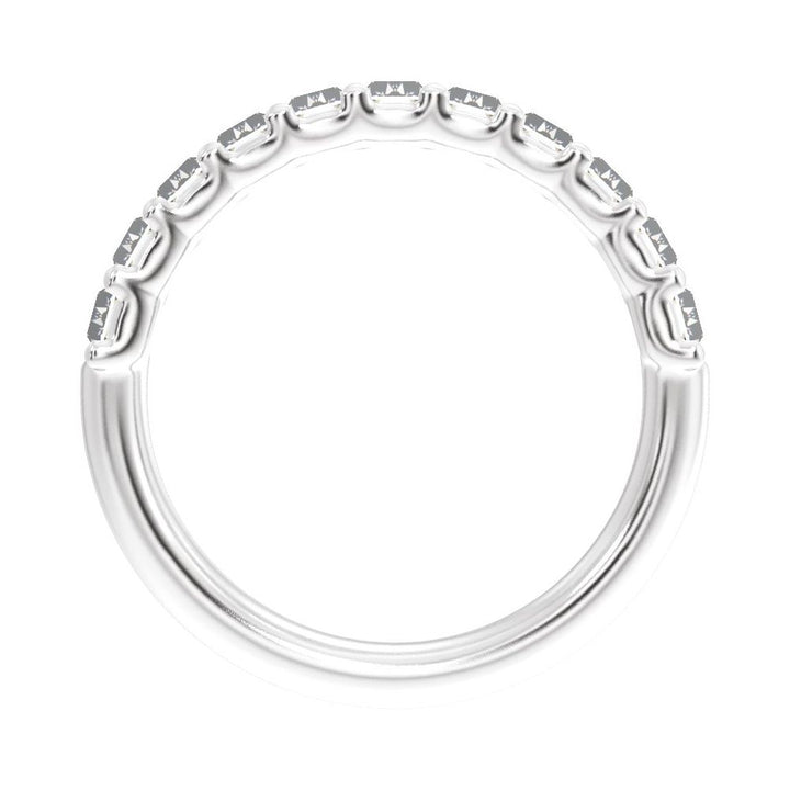 14K Straight Baguette Diamond Anniversary Band
