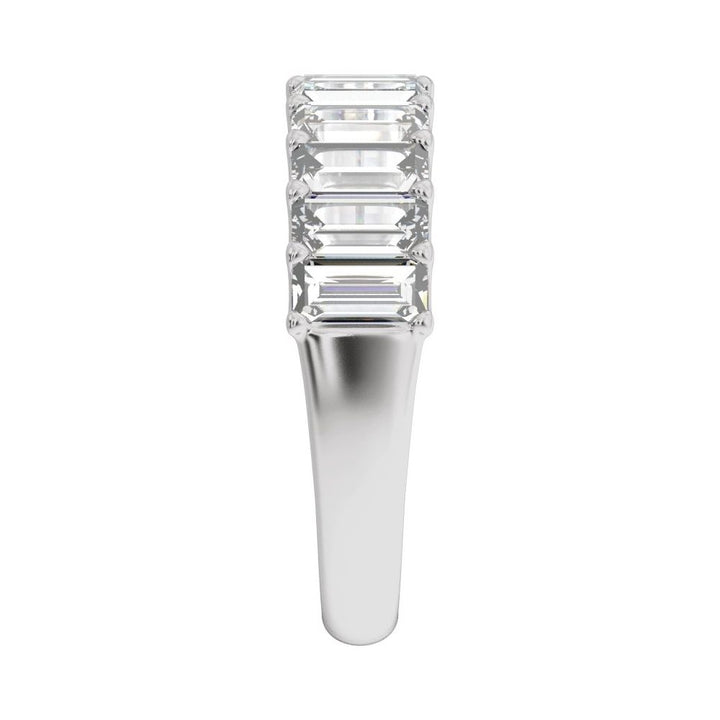 14K Straight Baguette Diamond Anniversary Band