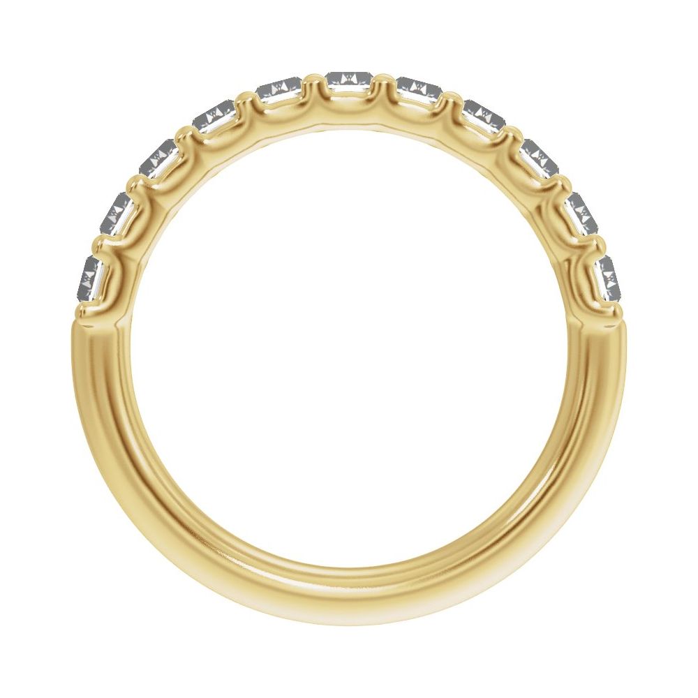 14K Straight Baguette Diamond Anniversary Band