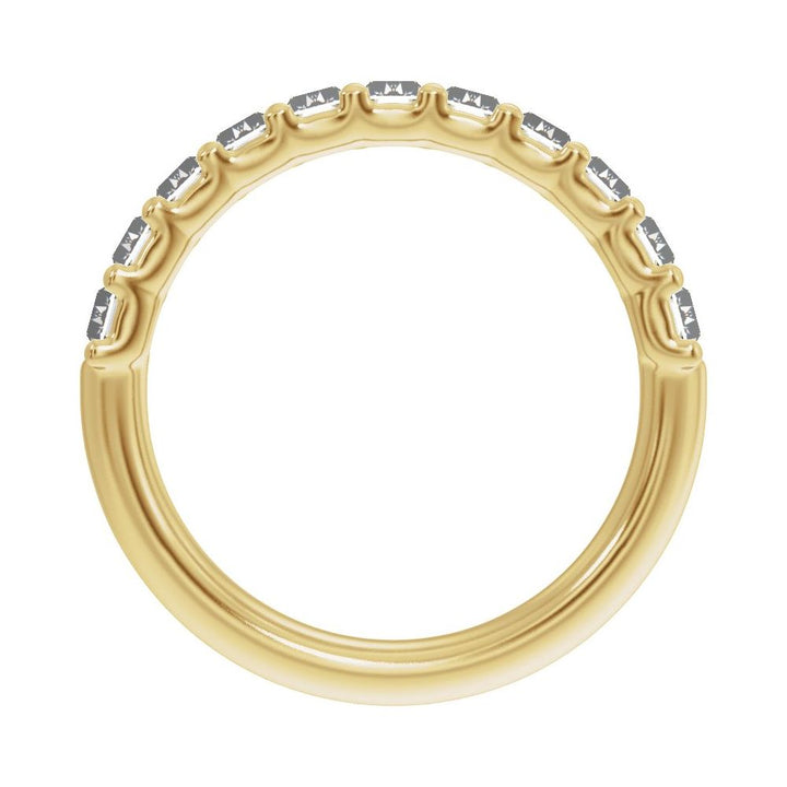 14K Straight Baguette Diamond Anniversary Band