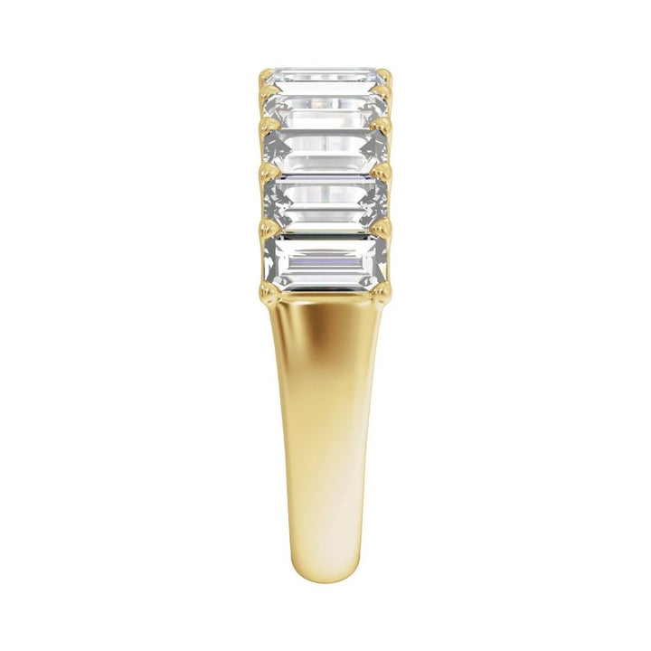 14K Straight Baguette Diamond Anniversary Band