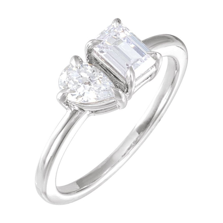 14K Toi et Moi Lab Grown Diamond Ring