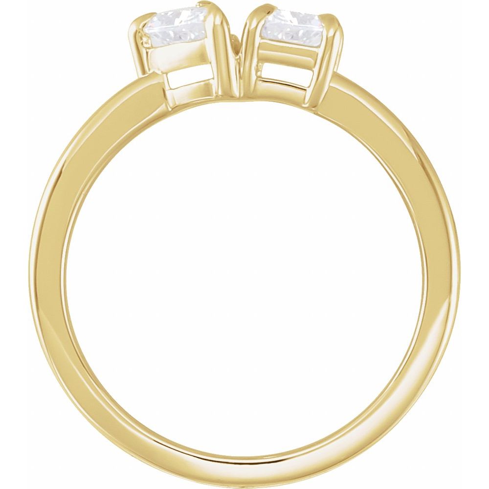 14K Toi et Moi Lab Grown Diamond Ring