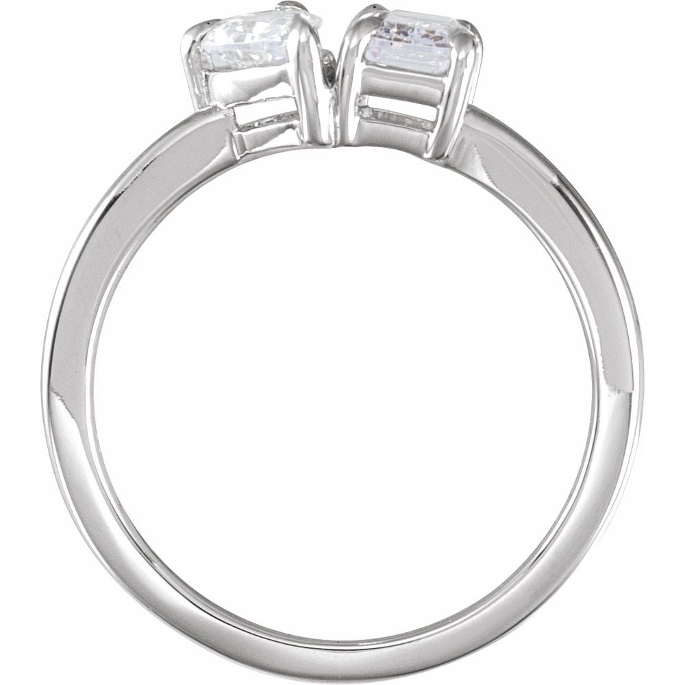 14K Toi et Moi Lab Grown Diamond Ring