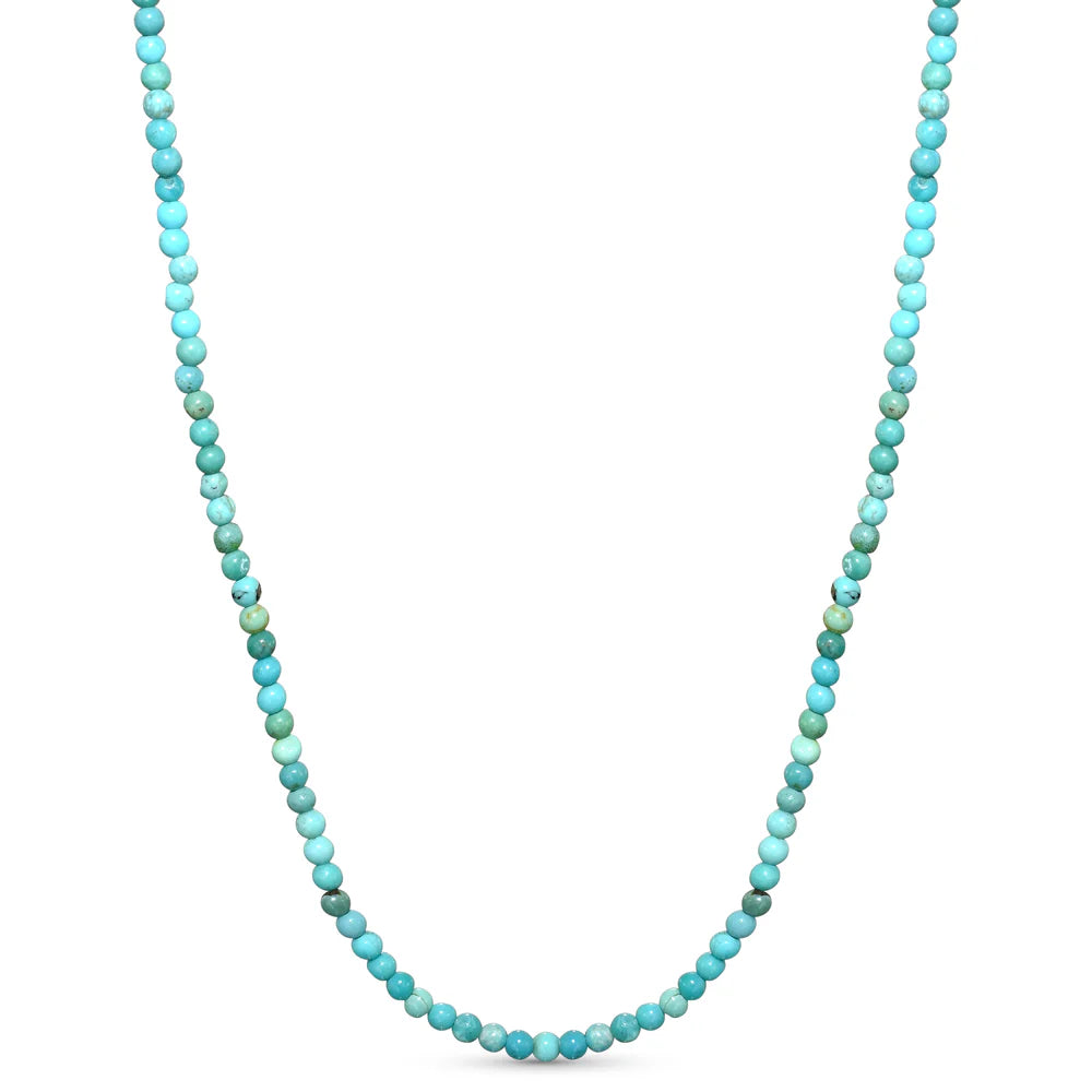 14K Turquoise Bead Necklace-Embark Fine Jewelry
