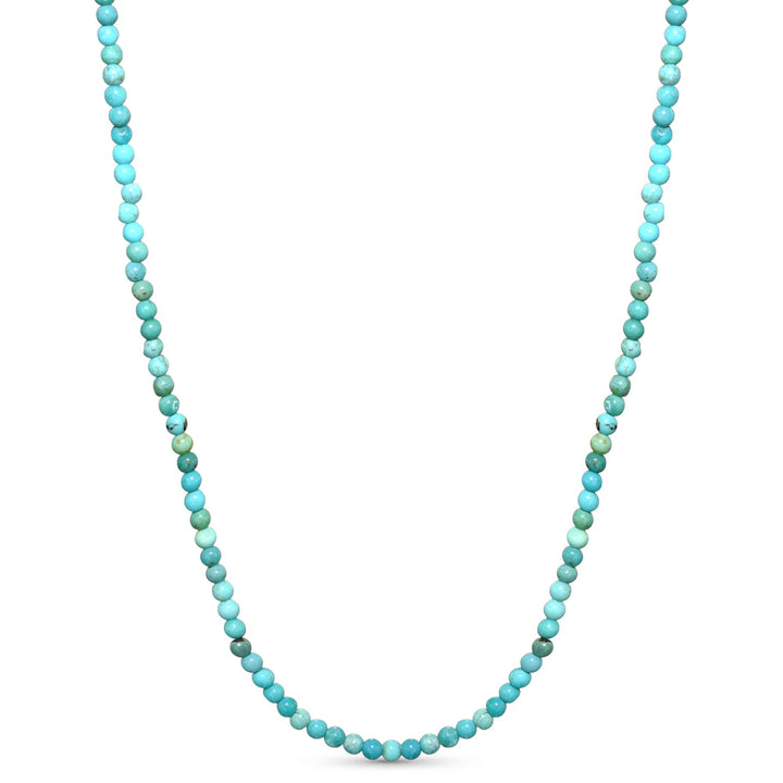 14K Turquoise Bead Necklace-Embark Fine Jewelry