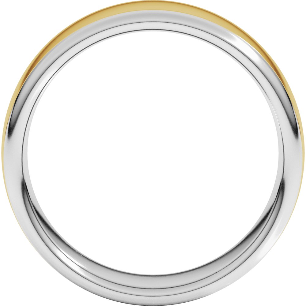 14K Two-Tone European Comfort-Fit Band-Embark Fine Jewelry