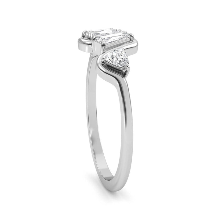 14KW Lab Grown Diamond Multi Shape Ring