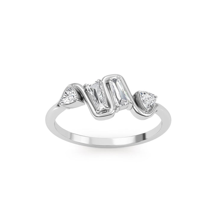 14KW Lab Grown Diamond Multi Shape Ring