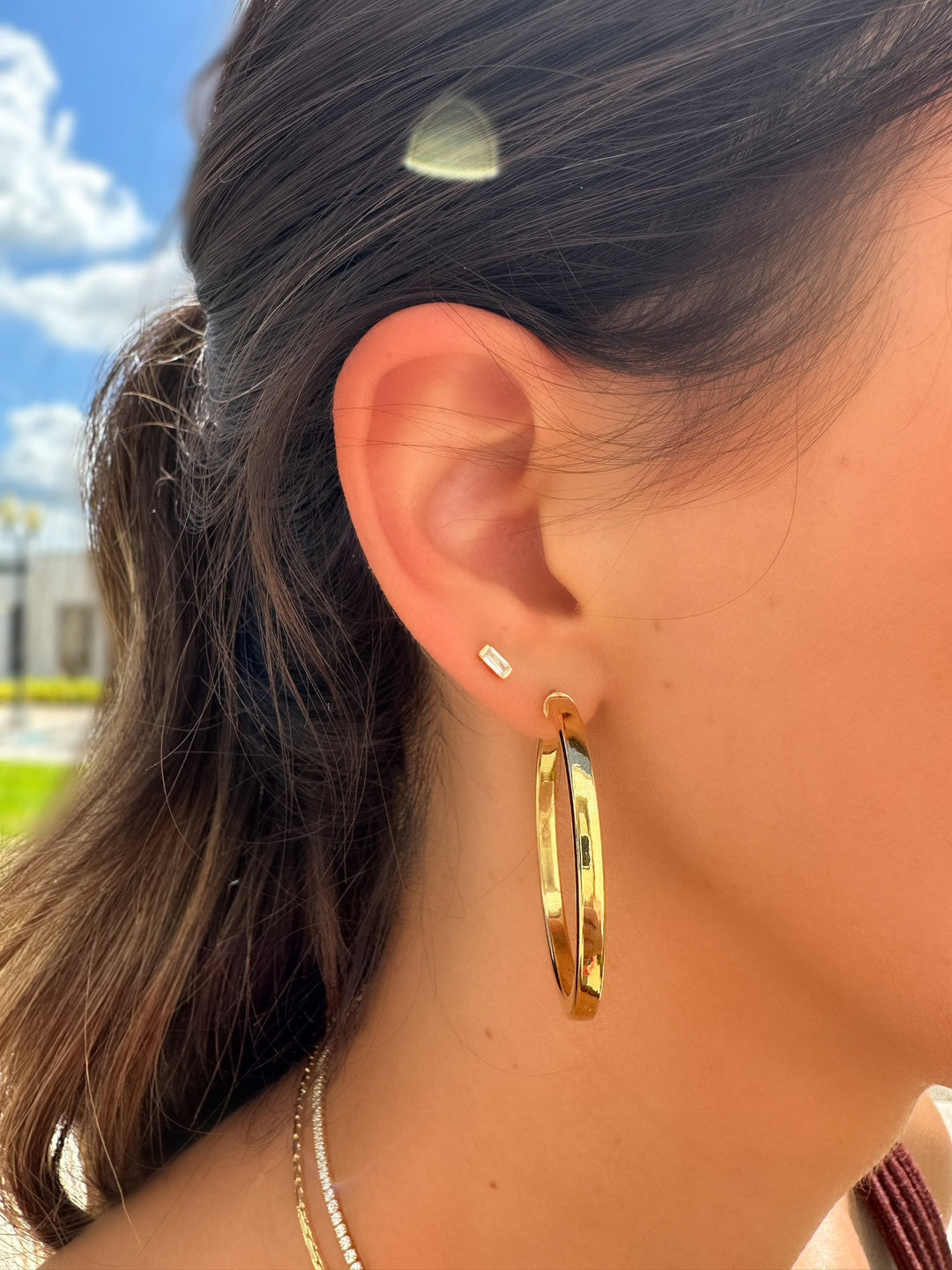 14KY 3mm Square Tube Hoops