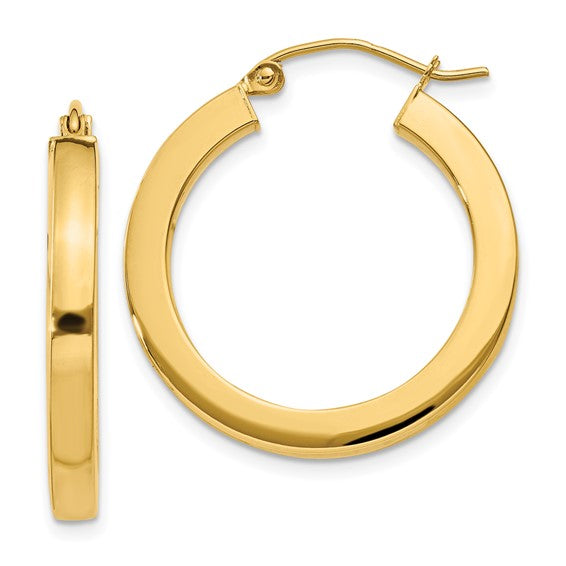 14KY 3mm Square Tube Hoops