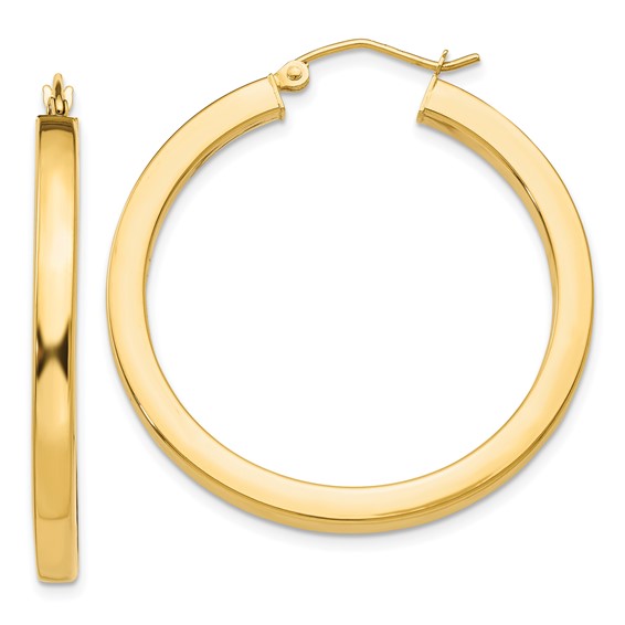 14KY 3mm Square Tube Hoops