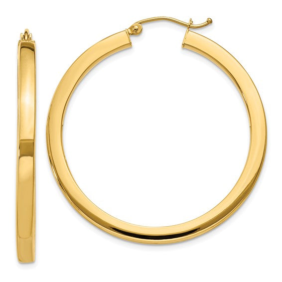 14KY 3mm Square Tube Hoops