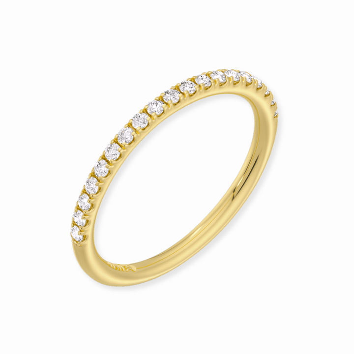 14K Split Prong Lab Grown Diamond Anniversary Band
