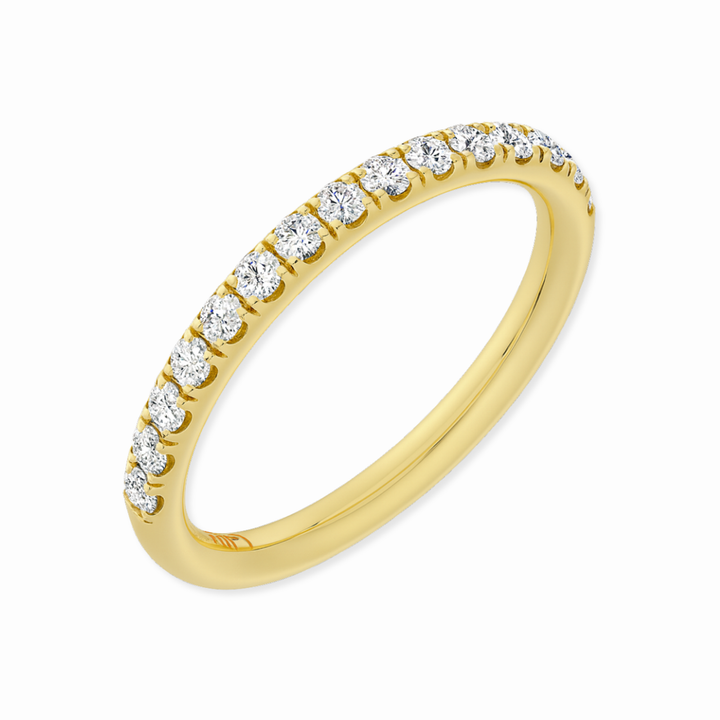 14K Split Prong Lab Grown Diamond Anniversary Band