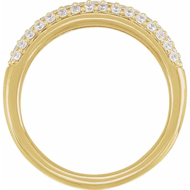 14K 1/2 CTW Lab Grown Diamond Ring