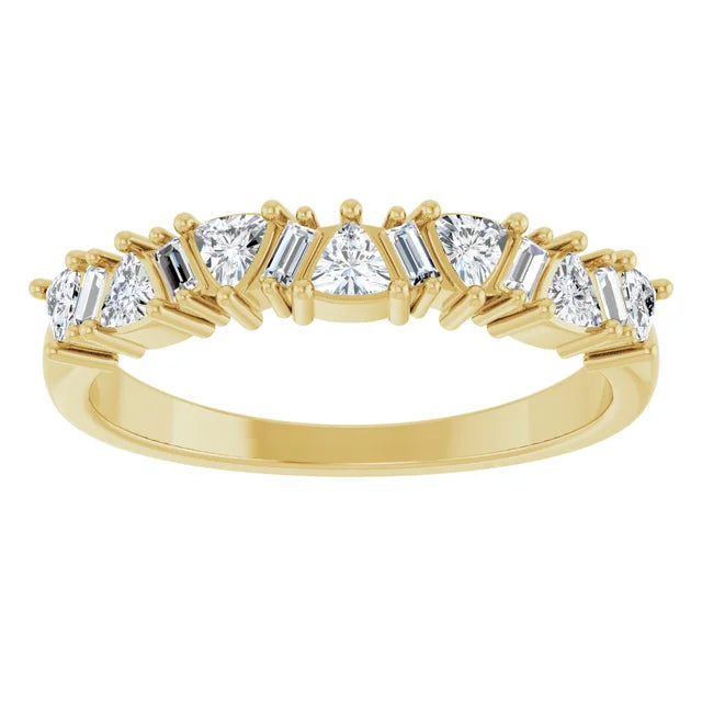 14K 1/2 CTW Natural Diamond Anniversary Band