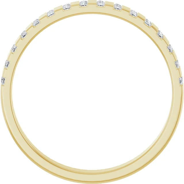 14K 1/8 CTW Natural Diamond Anniversary Band