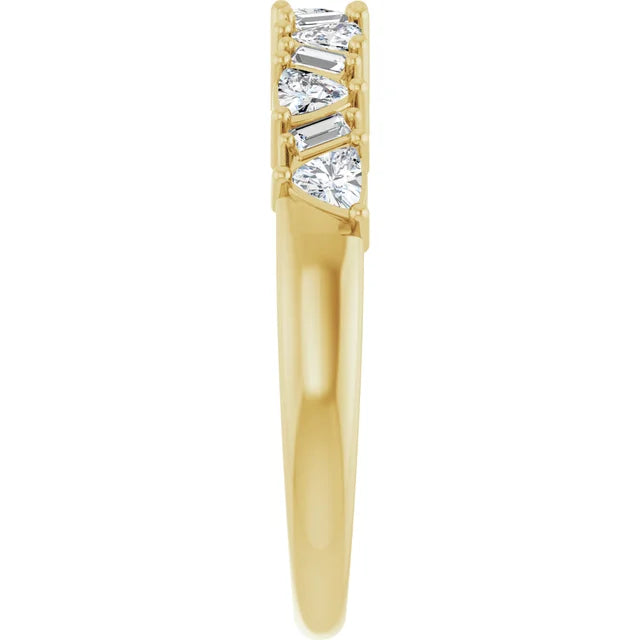 14K 1/2 CTW Natural Diamond Anniversary Band