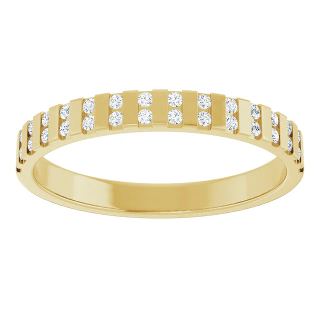 14K 1/8 CTW Natural Diamond Anniversary Band